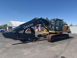 2016 JOHN DEERE 210G HYDRAULIC EXCAVATOR SN:1FF210GXPFF523769 powered by John Deere diesel engine,