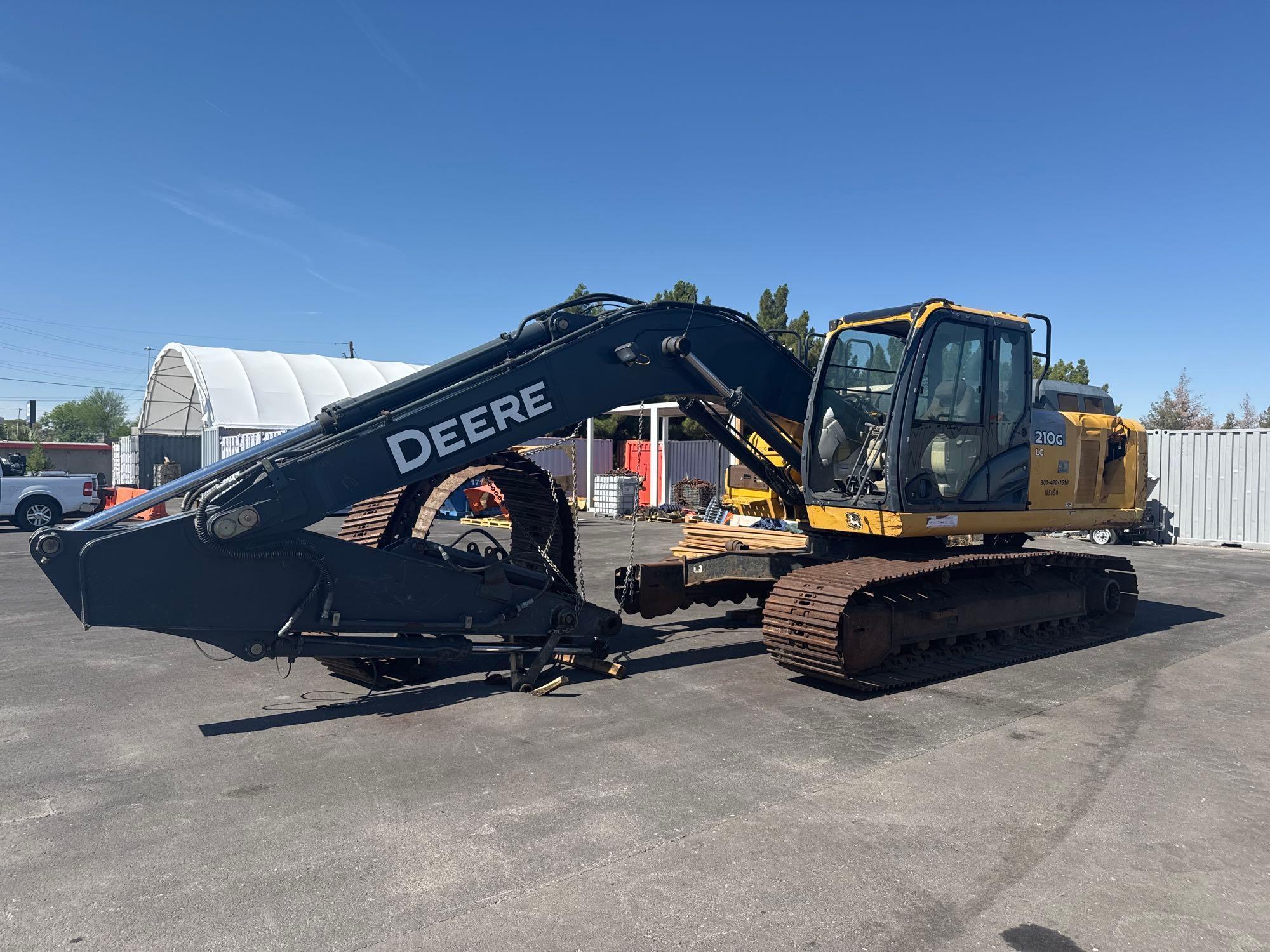 2016 JOHN DEERE 210G HYDRAULIC EXCAVATOR SN:1FF210GXPFF523769 powered by John Deere diesel engine,