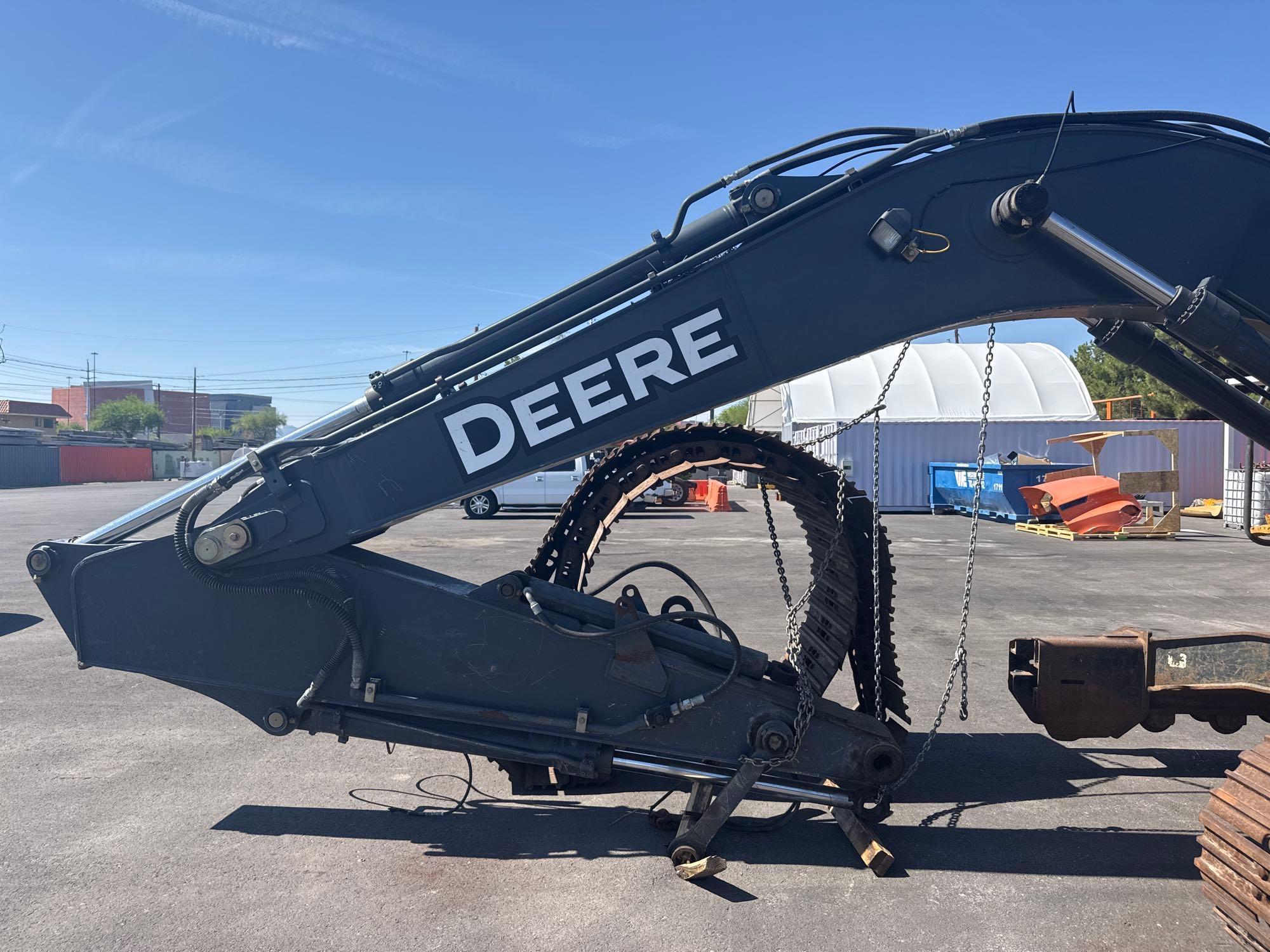 2016 JOHN DEERE 210G HYDRAULIC EXCAVATOR SN:1FF210GXPFF523769 powered by John Deere diesel engine,