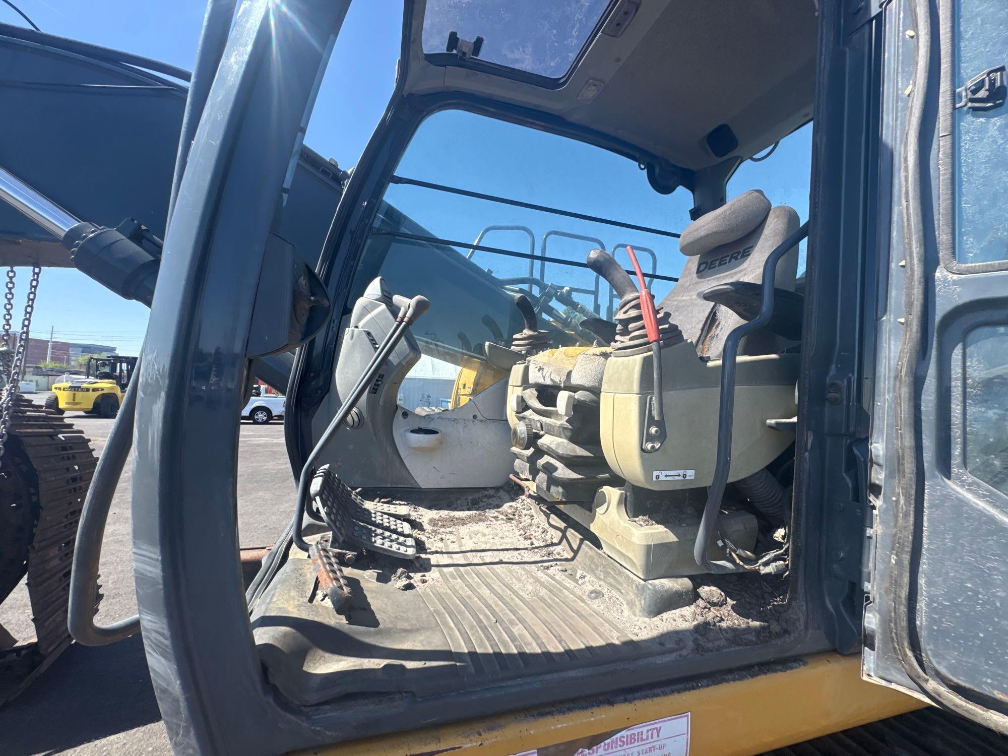 2016 JOHN DEERE 210G HYDRAULIC EXCAVATOR SN:1FF210GXPFF523769 powered by John Deere diesel engine,
