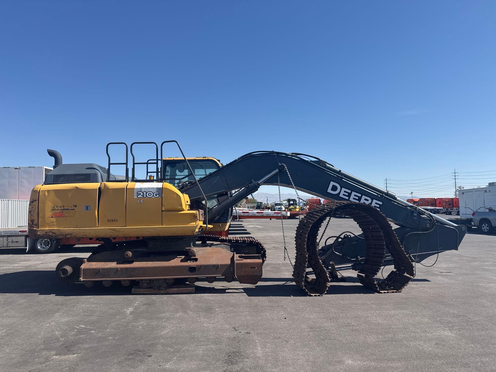 2016 JOHN DEERE 210G HYDRAULIC EXCAVATOR SN:1FF210GXPFF523769 powered by John Deere diesel engine,