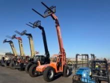 SKYTRAK 6042 TELESCOPIC FORKLIFT SN:160029116 4x4, powered by diesel engine, equipped with OROPS,
