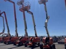 JLG 460SJ BOOM LIFT SN:175456 4x4, powered by diesel engine, equipped with 46ft. Platform height,