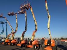 JLG 600AJ BOOM LIFT SN:300165585 4x4, powered by diesel engine, equipped with 60ft. platform height,