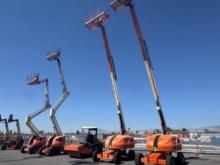 JLG 400S BOOM LIFT SN:300109955 4x4, powered by diesel engine, equipped with 40ft. Platform height,