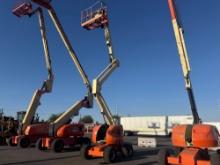 JLG 450AJ BOOM LIFT SN:300091071 4x4, powered by diesel engine, equipped with 45ft. platform height,