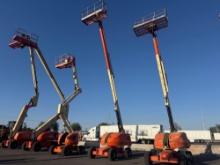 JLG 400S BOOM LIFT SN:300111536 4x4, powered by diesel engine, equipped with 40ft. Platform height,