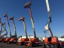 JLG 400S BOOM LIFT SN:300112450 4x4, powered by diesel engine, equipped with 40ft. Platform height,