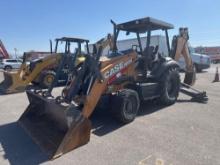 2020 CASE 580N TRACTOR LOADER BACKHOE SN:770178 4x4, powered by diesel engine, equipped with OROPS,