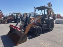 2020 CASE 580N TRACTOR LOADER BACKHOE SN:770188 4x4, powered by diesel engine, equipped with OROPS,