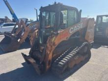 2018 CASE TR270 RUBBER TRACKED SKID STEER SN:JAFTR270LJM443821 powered by diesel engine, equipped