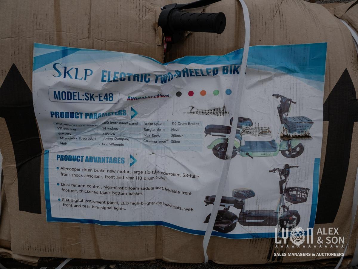 NEW HYGE SK-E48 ELECTRIC BICYCLE RECREATIONAL VEHICLE, BILL OF SALE NO TITLE