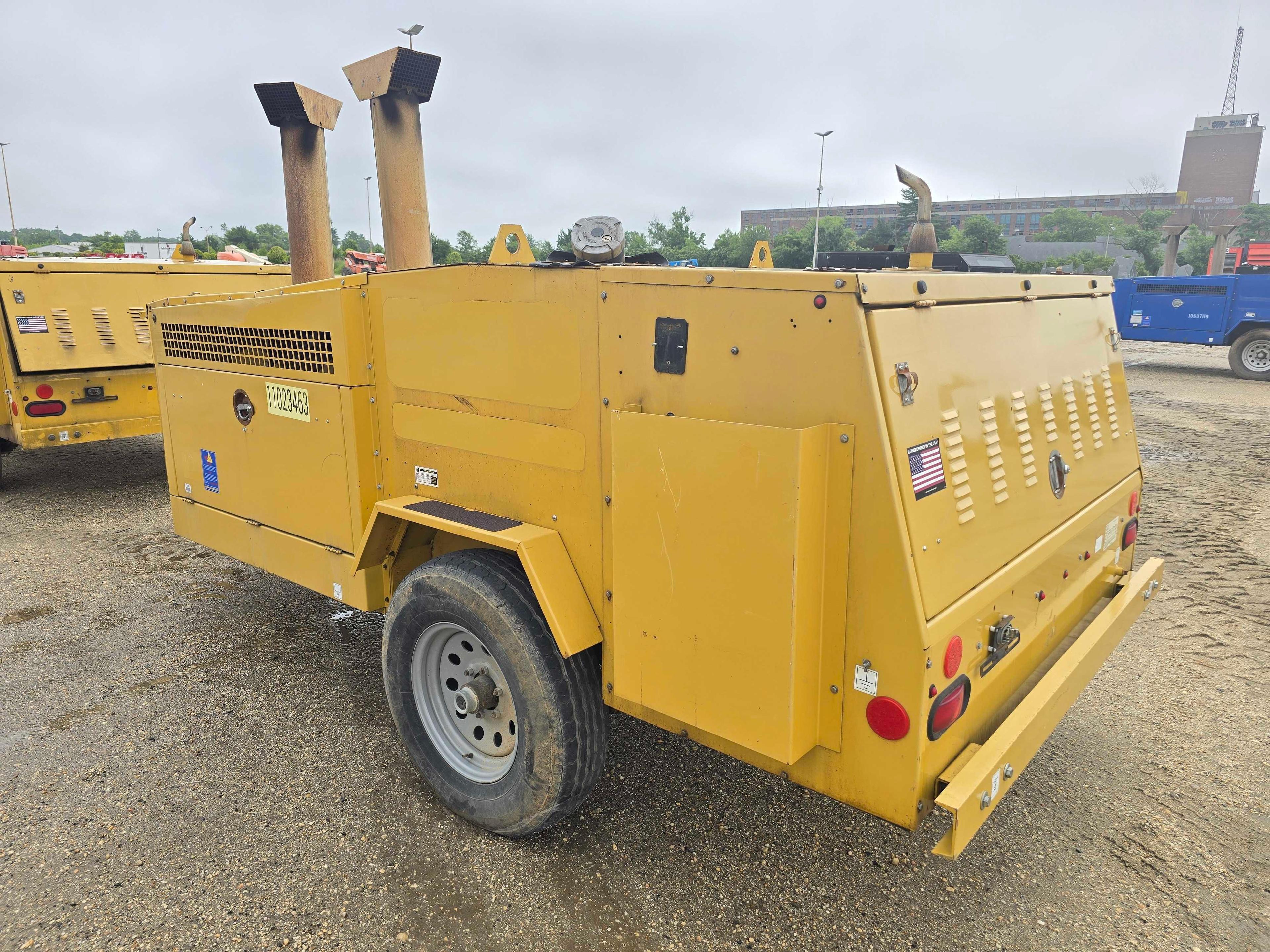 ALLMAND MAXI HEAT MH500IQ HEATING EQUIPMENT SN:678 powered by diesel engine, trailer mounted.BILL OF