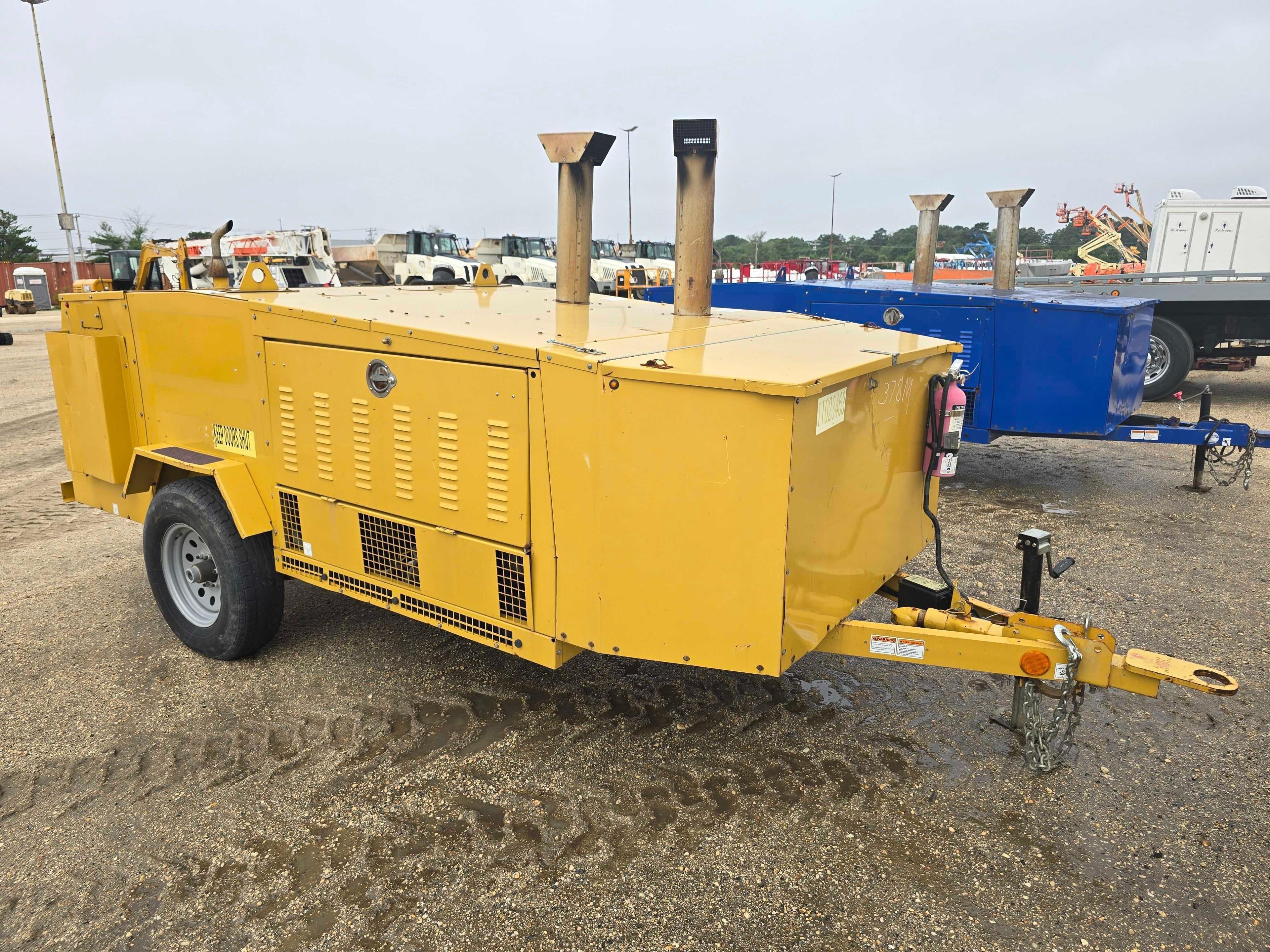 ALLMAND MAXI HEAT MH500IQ HEATING EQUIPMENT SN:678 powered by diesel engine, trailer mounted.BILL OF