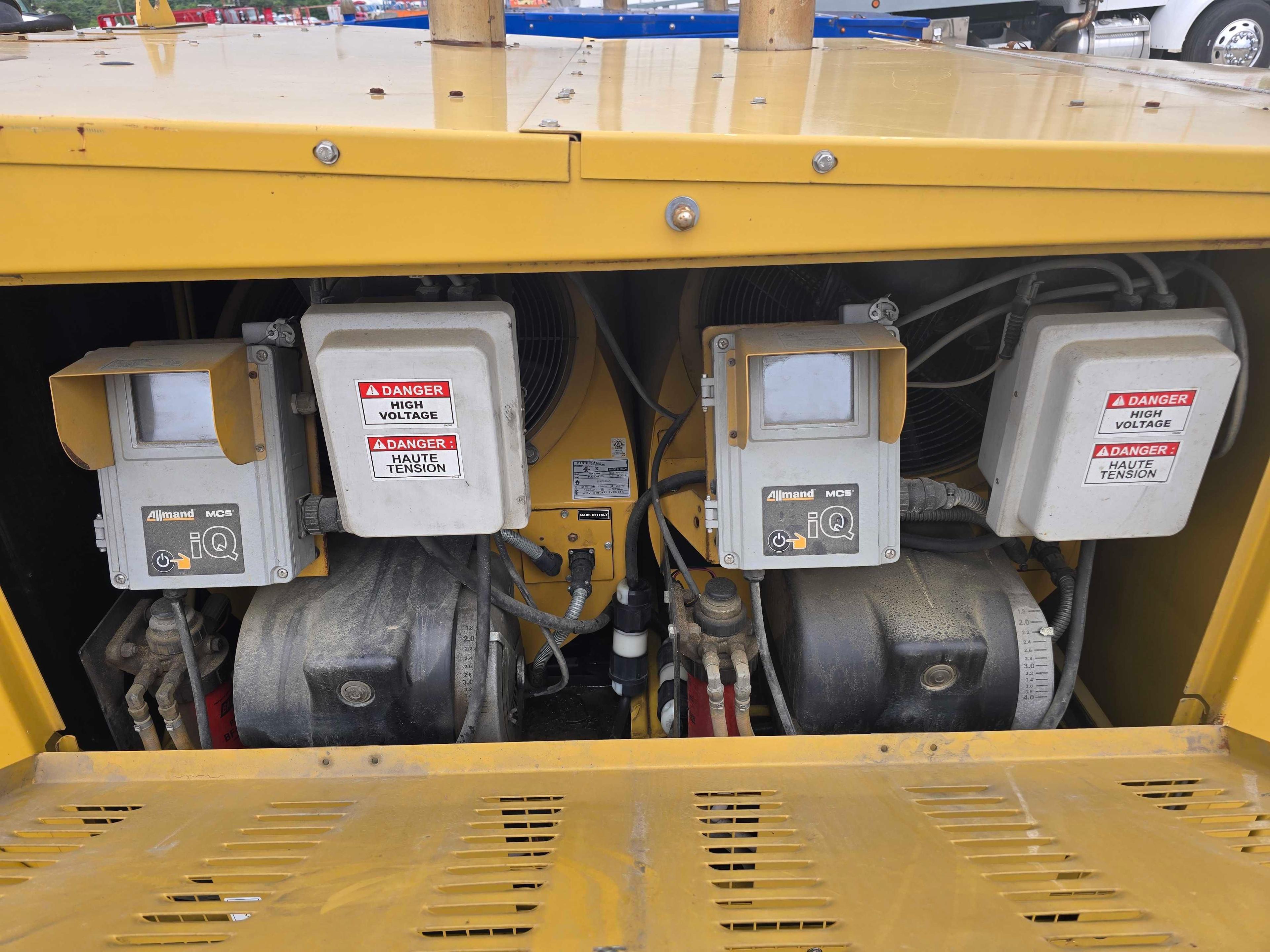ALLMAND MAXI HEAT MH500IQ HEATING EQUIPMENT SN:678 powered by diesel engine, trailer mounted.BILL OF