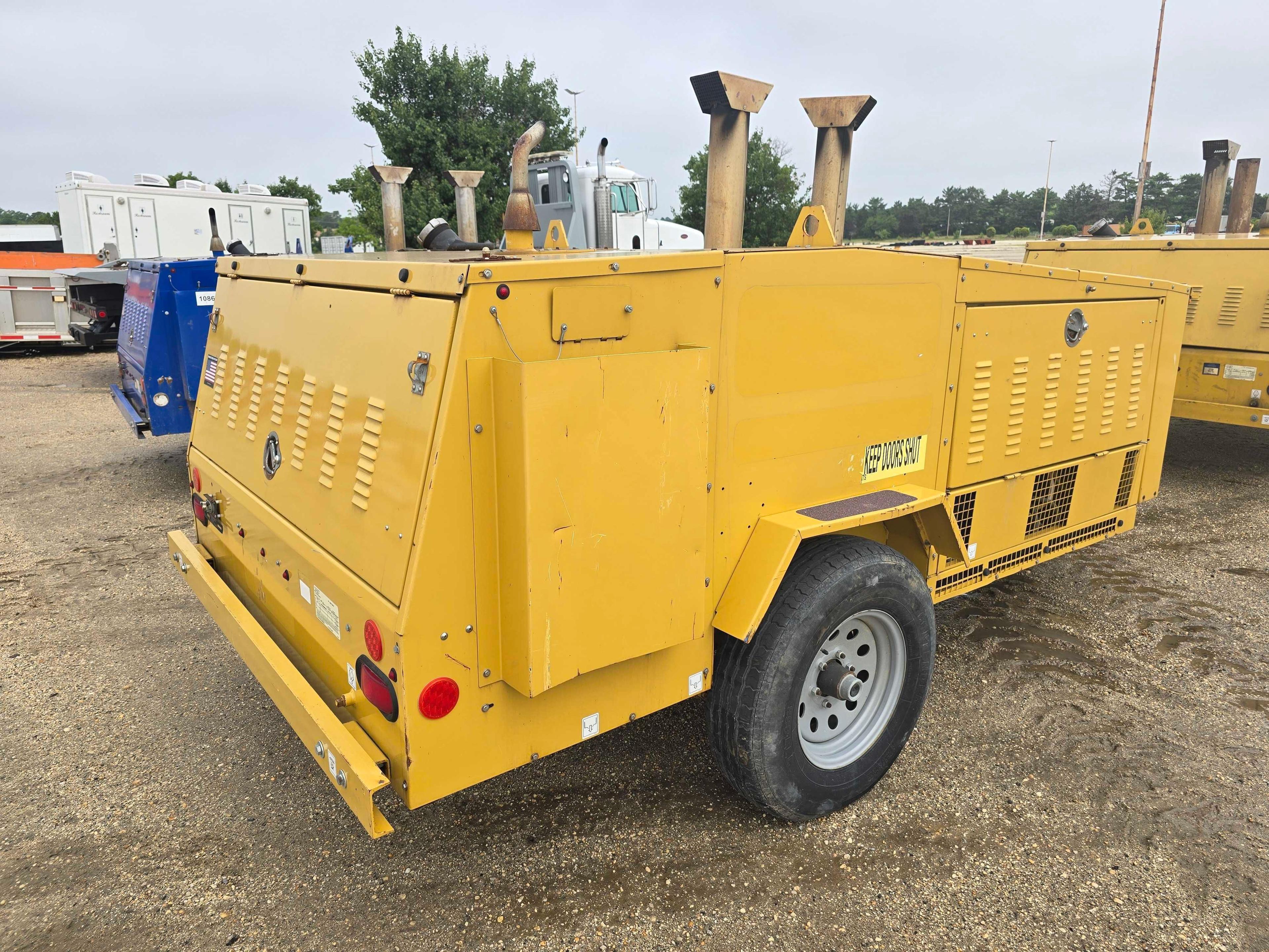 ALLMAND MAXI HEAT MH500IQ HEATING EQUIPMENT SN:678 powered by diesel engine, trailer mounted.BILL OF
