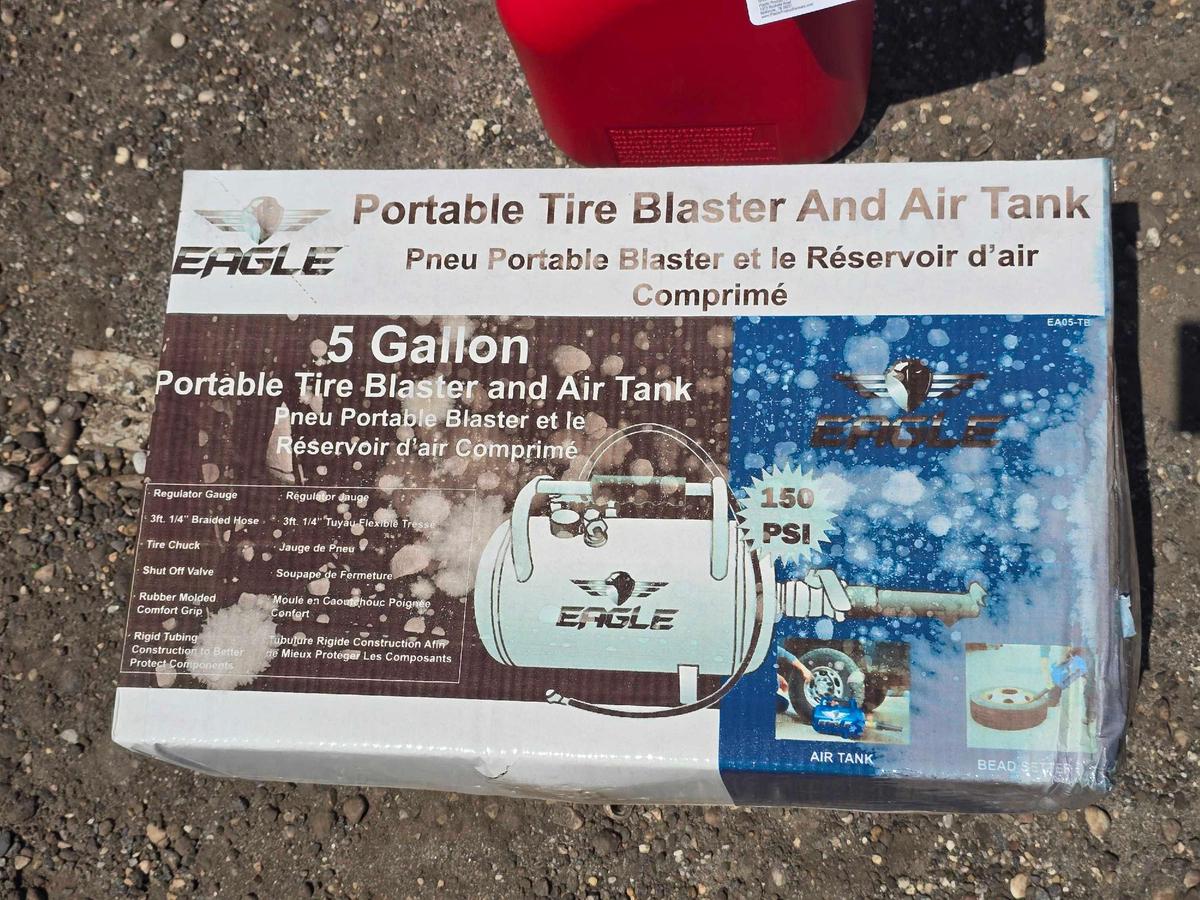 5 GAL TIRE BLASTER NEW SUPPORT EQUIPMENT