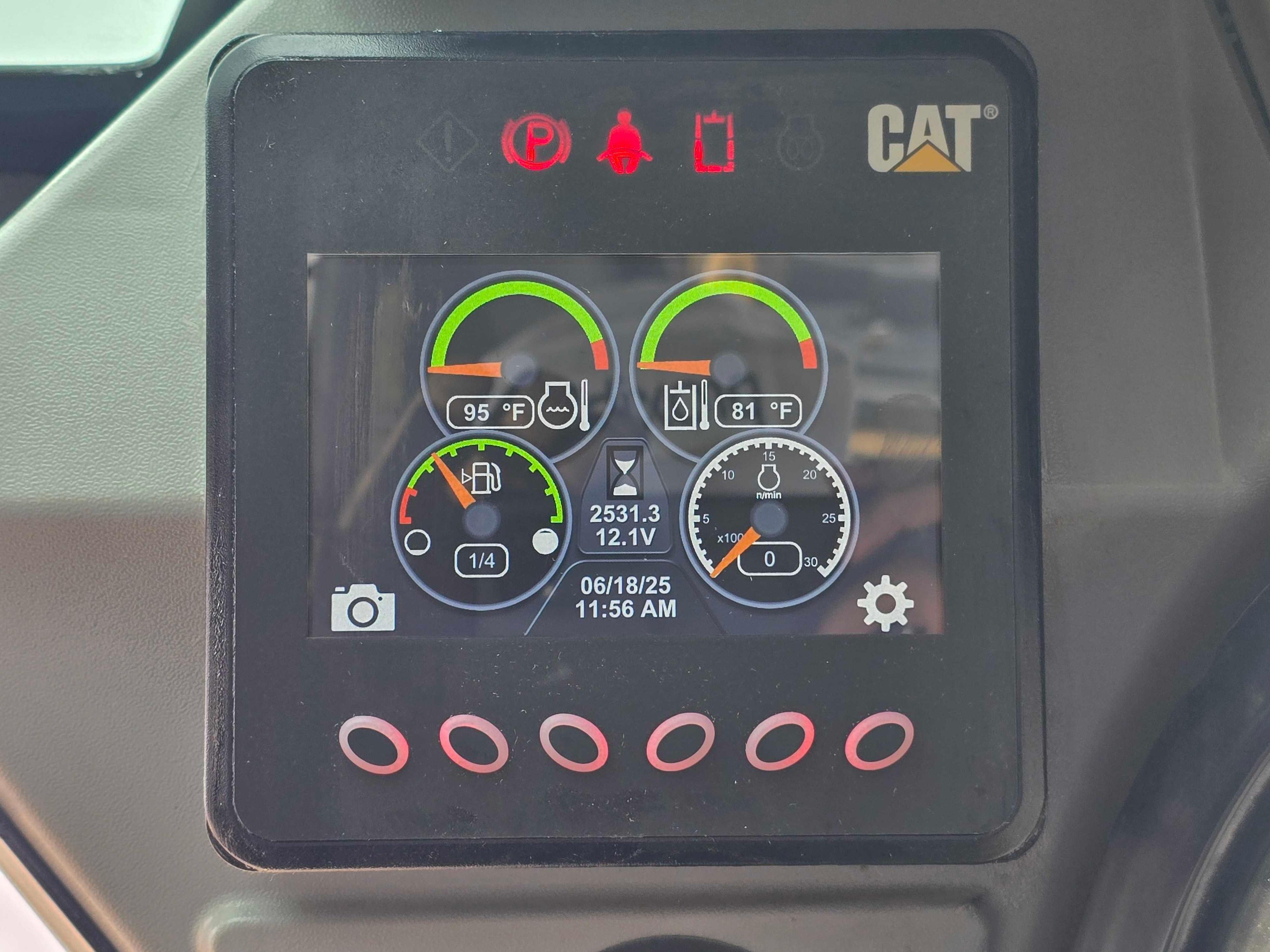 2016 CAT 262D SKID STEER SN:DTB05978 powered by Cat diesel engine, equipped with EROPS, air, heat,