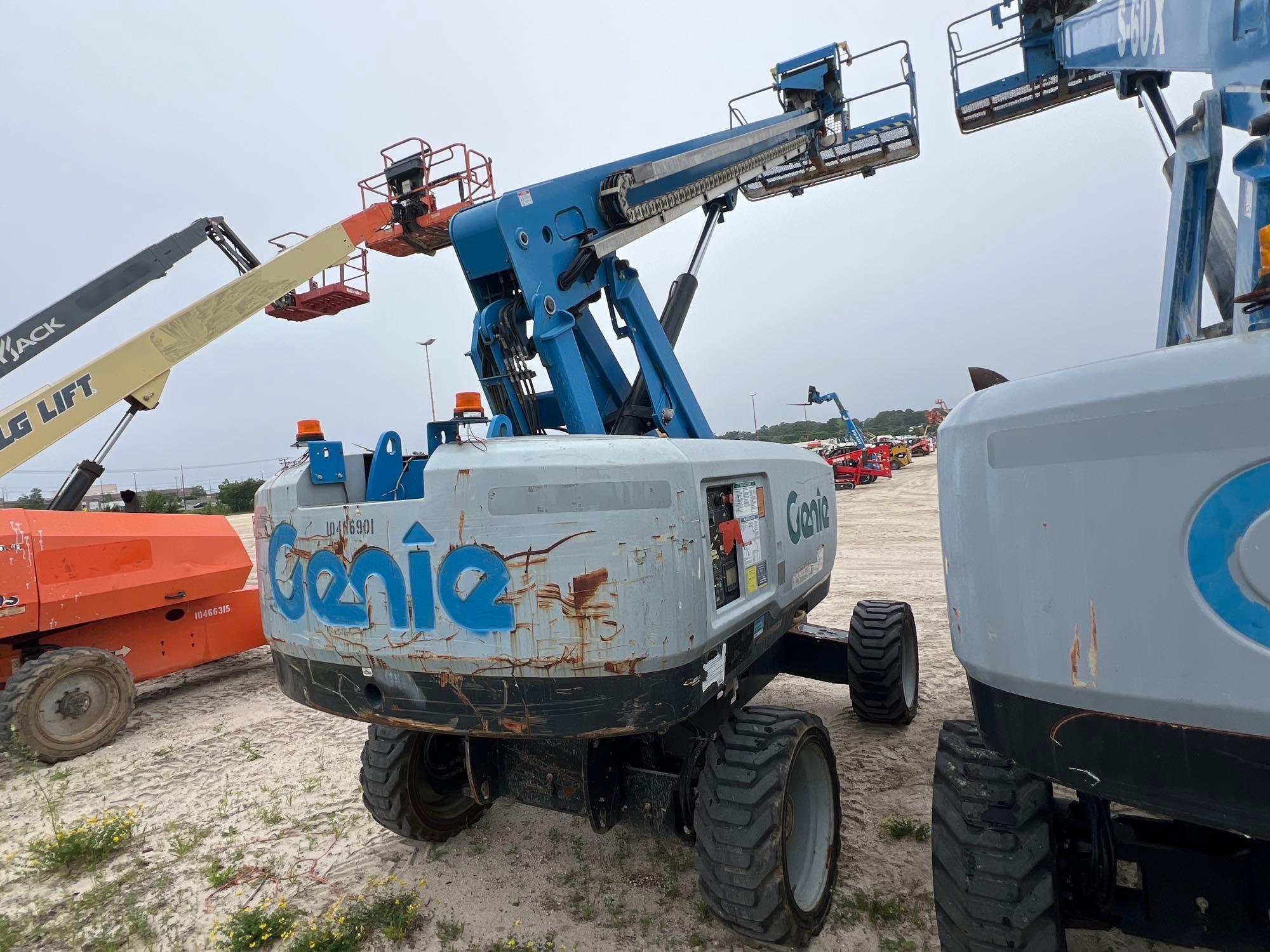 2016 GENIE S-60X BOOM LIFT SN:S60X16H-35534 4x4, powered by diesel engine, equipped with 60ft.