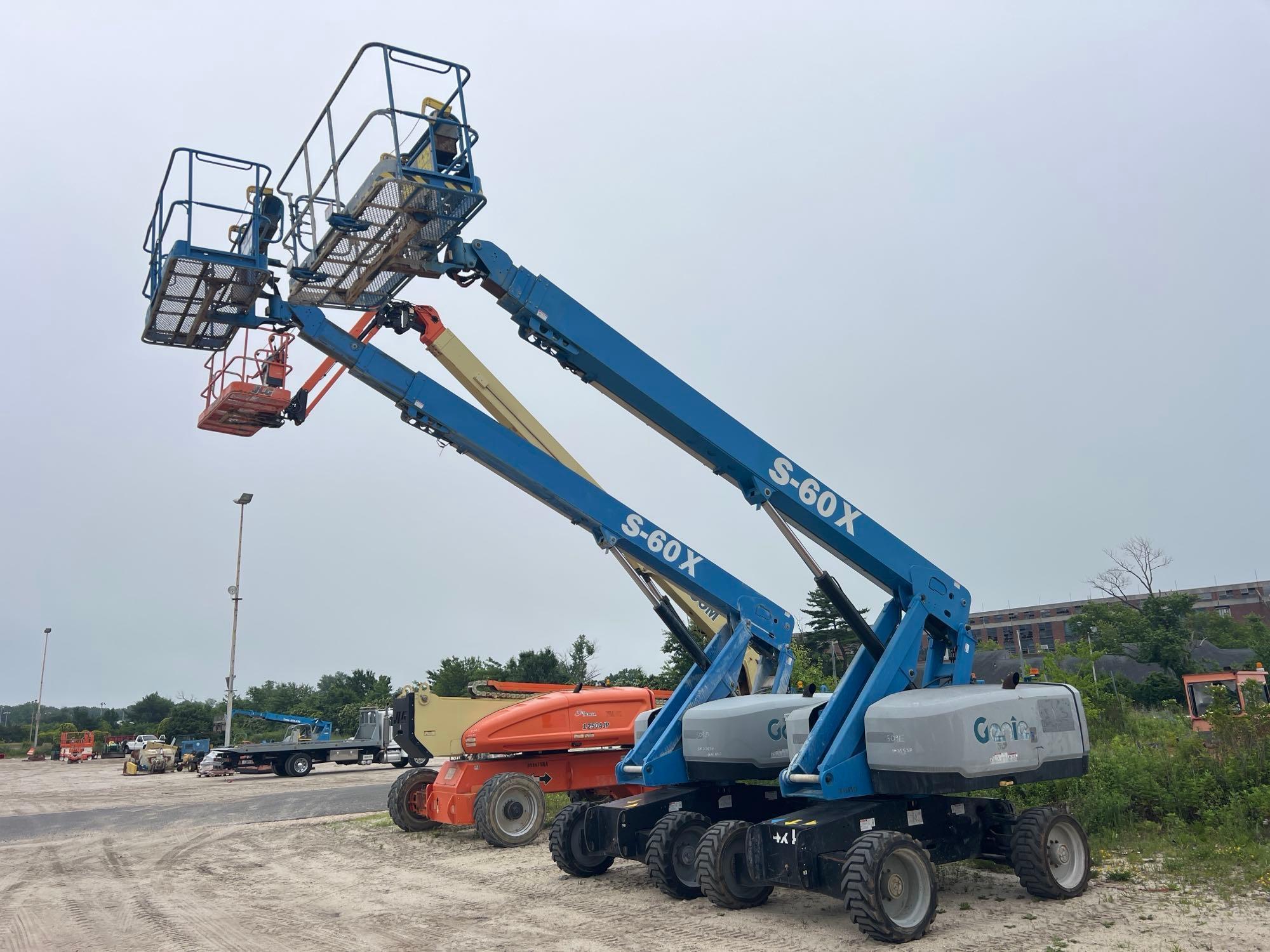 2016 GENIE S-60X BOOM LIFT SN:S60X16H-35534 4x4, powered by diesel engine, equipped with 60ft.