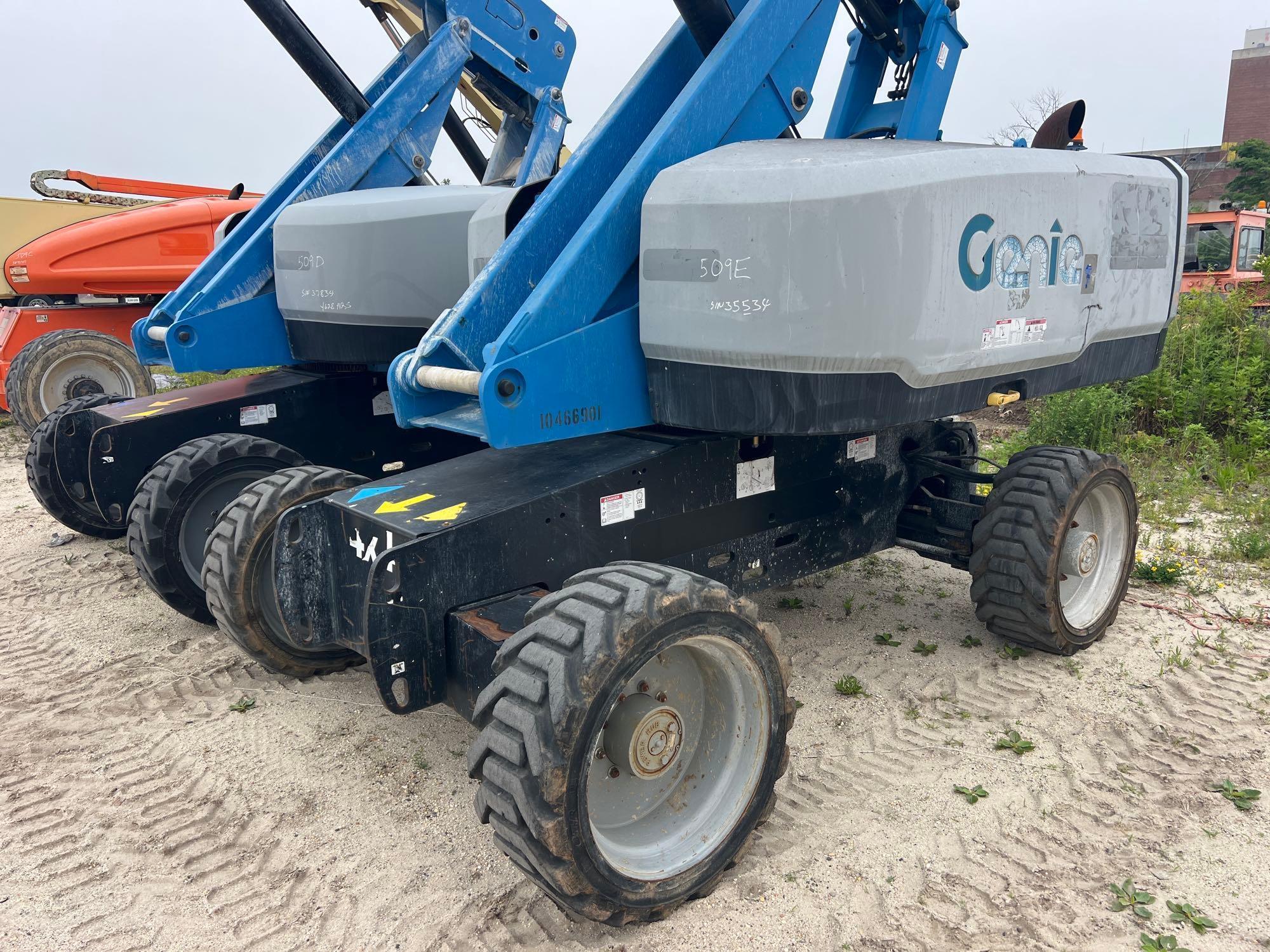 2016 GENIE S-60X BOOM LIFT SN:S60X16H-35534 4x4, powered by diesel engine, equipped with 60ft.