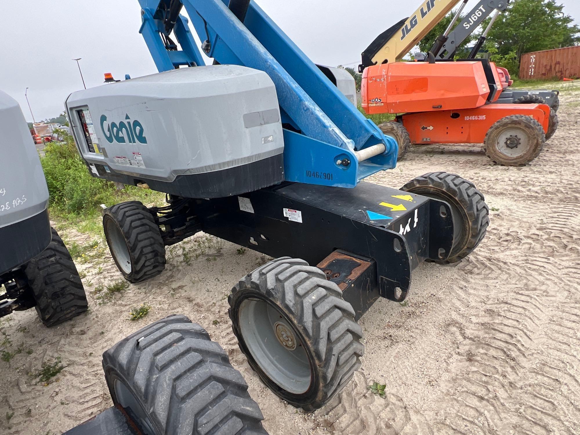 2016 GENIE S-60X BOOM LIFT SN:S60X16H-35534 4x4, powered by diesel engine, equipped with 60ft.