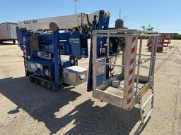 2016 BLUE LIFT B59 BLUE HYBRID SA18HB TRACKED BOOM LIFT SN:21763 electric powered, equipped with
