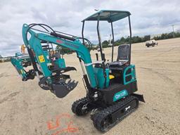 NEW AGT QH12R HYDRAULIC EXCAVATOR SN:3090318 powered by 420cc gas engine, equipped with OROPS,