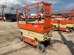2018 JLG 2032ES SCISSOR LIFT SN:200264138 electric powered, equipped with 20ft. Platform height,