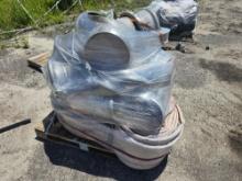 PALLET OF 12IN. HOSES & COUPLERS SUPPORT EQUIPMENT