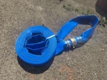 NEW 2IN. X 50FT. DISCHARGE WATER HOSE NEW SUPPORT EQUIPMENT