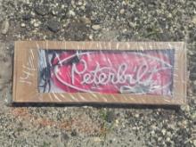 NEW PETERBILT NEON SIGN NEW SUPPORT EQUIPMENT