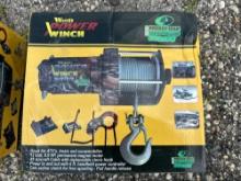 2000# ATV WOOD POWER WINCH - ATV WINCH - CAMO NEW SUPPORT EQUIPMENT