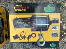 2000# ATV WOOD POWER WINCH - ATV WINCH - CAMO NEW SUPPORT EQUIPMENT