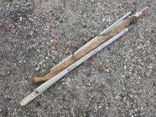 LOT OF SURVEY GRADE POLES SUPPORT EQUIPMENT