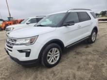 2018 FORD EXPLORER SPORT UTILITY VEHICLE VN:1FM5K8DH0JGB60138 4x4, powered by gas engine, equipped
