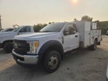 2017 FORD F550 SERVICE TRUCK VN:1FDUF5HT6HDA03514 4x4, powered by diesel engine, equipped with
