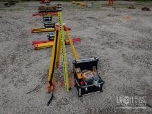 NEW SKLP LASER LEVEL SURVEY EQUIPMENT includes batteries, receiver, tripod and grade rod.