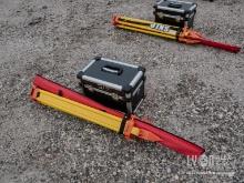 NEW SKLP LASER LEVEL SURVEY EQUIPMENT includes batteries, receiver, tripod and grade rod.