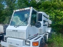 2003 JOHNSTON 4000 SWEEPER VN:1J9VM4H363C172010 powered by diesel engine, dual wheel single axle.