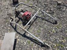MULTI-VIBE GX31 POWER HANDLE FOR CONCRETE SCREENER SUPPORT EQUIPMENT powered by Honda gas engine.