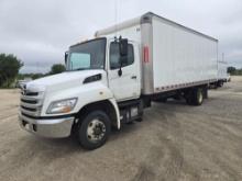 2016 HINO 268 VAN TRUCK VN:5PVNJ8JR6G4S51025 powered by Hino diesel engine, 230hp, equipped with