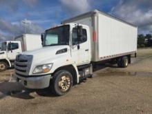 2016 HINO 268 VAN TRUCK VN:5PVNJ8JR1G4S51031 powered by Hino diesel engine, 230hp, equipped with