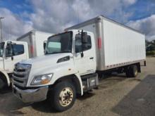 2016 HINO 268 VAN TRUCK VN:5PVNJ8JR2G4S51040 powered by Hino diesel engine, 230hp, equipped with