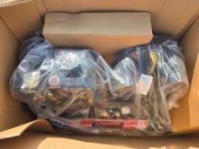 POWERTRAIN 10 GAL WHEELBARROW/CONTRACTOR AIR COMPRESSOR, W/ V-TWIN CAST IRON PUMP, 135 PSI, 11.2