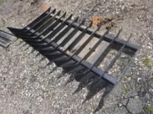 NEW 70IN. ROOT RAKE SKID STEER ATTACHMENT