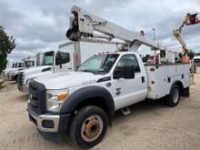 2014 FORD F550 BUCKET TRUCK VN:82823 powered by 6.7L Powerstroke diesel engine, equipped with