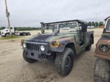 2007 AM GENERAL M1152 HMMWV MILITARY TRUCK VN:251207 3 Door Soft Top w/ Truck Body, Sold with NJ