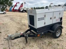 2019 WACKER G25 T4F GENERATOR SN:24507451 powered by diesel engine, equipped with 25KVA, trailer