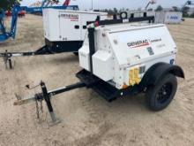 2019 MAGNUM PRO MLG15 GENERATOR SN:3004626517 powered by diesel engine, equipped with 15KVA, trailer